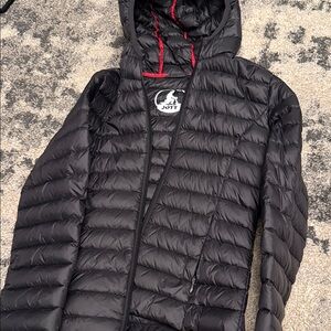 Kids Black Puffer Jacket